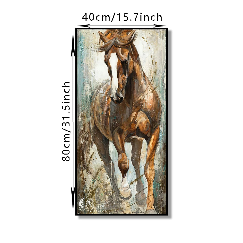 Animal Horse Abstract Picture Poster Canvas Painting Living Room Wall Art Mural Decoration Mural for Modern Home Decor Cuadros