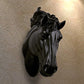 Horses Head Wall Hangin 3D Animal Decorations Art Sculpture Figurines Resin Craft Home Living Room Wall Decorations