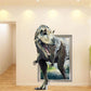 3D vivid  dinosaur wall sticker  home decoration jurassic period animal movie poster wall stickers for kids rooms