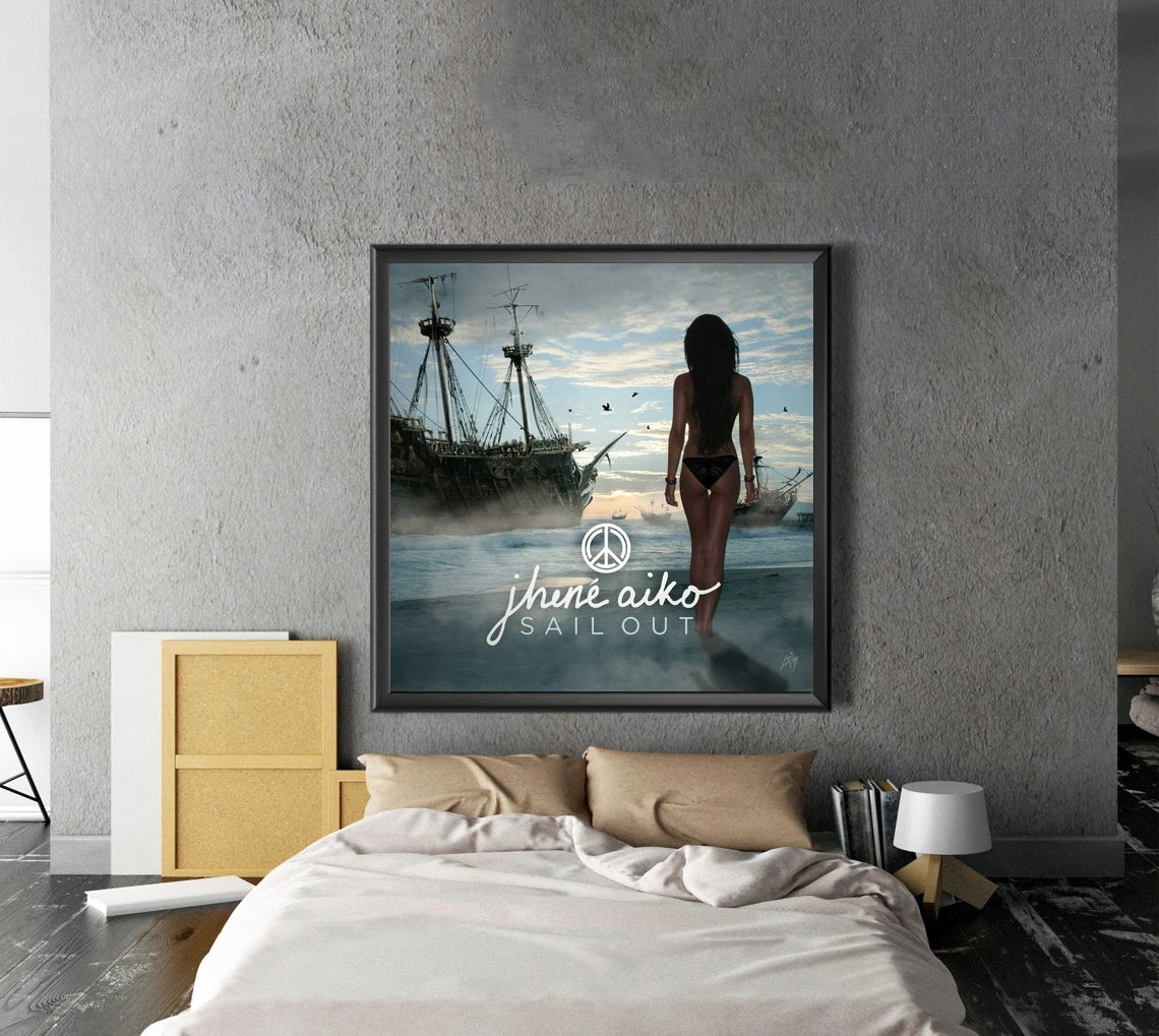 JhenÉ Aiko -  Sail Out Music Album Cover Canvas Music Star Poster Home Wall Painting Decoration (No Frame)