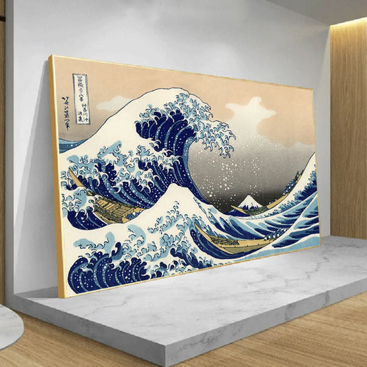 Great Wave Of Kanagawa Japan Vintage Canvas Art Poster And Prints Wall Painting No Frame Home Decor Picture For Living Room