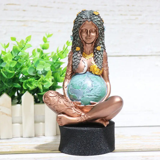 Earth Mother Statue Resin Crafts Decoration Gifts for Earth Mother Art Goddess Statue Decoration