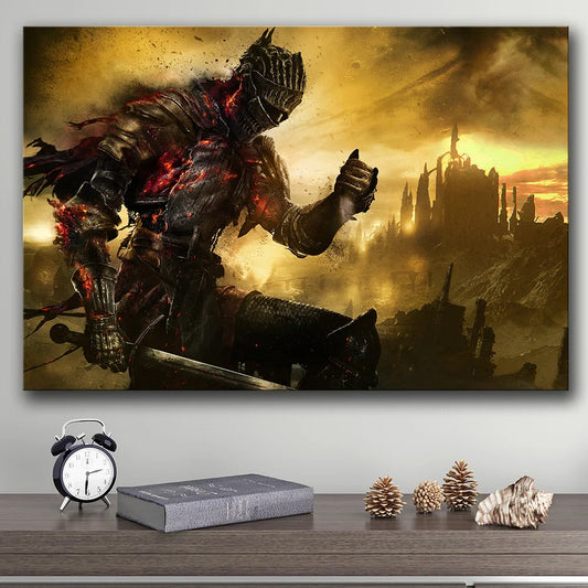 Unframed The Game Poster Decoration Painting of The Dark Souls 3 on HD Canvas  canvas painting art posters and prints