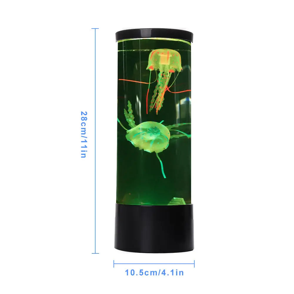 LED Simulation Jellyfish Lamp Bedroom Bedside Ambient Light USB/Battery Charging Night Light Gift 2022 New Desktop Decoration