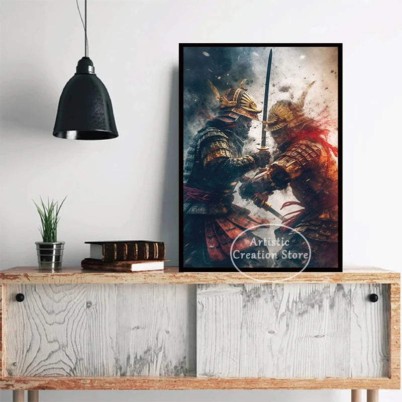 Sparta 300 Warriors Movie Poster Ancient Greek Warrior Canvas Painting Wall Pictures Prints Living Room Cinema Wall Room Decor