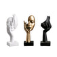 Abstract Face Statue Sculptures and Figurines Decoration Nodic Home Decor Luxury Living Room Decoration Figurines for Interior