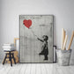 Banksy Graffiti Artwork Canvas Painting Prints Wall Art Pictures Girl with Red Balloon Black White Posters Nordic Home Decor