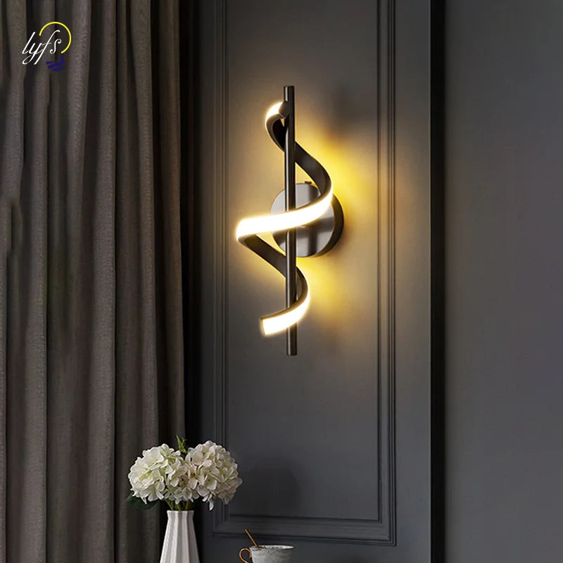 Led Wall Lamp For Living Room TV Sofa Bedroom Bedside Lights Fixture Decororation Home Luxury Nordic Interior Wall Light Sconces