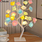 24LED Table Lamp Rose Flower Tree USB Night Lights Christmas Decoration Gift for Kids Room Rose Flower Lighting Home Decoration