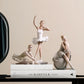 Ballet Girl Resin Figure Figurines Crafts Living Room Bookcase Office Dance Girl Furnishings Interior Decoration Birthday Gifts