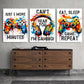 Graffiti Gamer Canvas Painting Game Controller Headphones Posters Print Pictures for Boy Bedroom Play Room Wall Art Home Decor