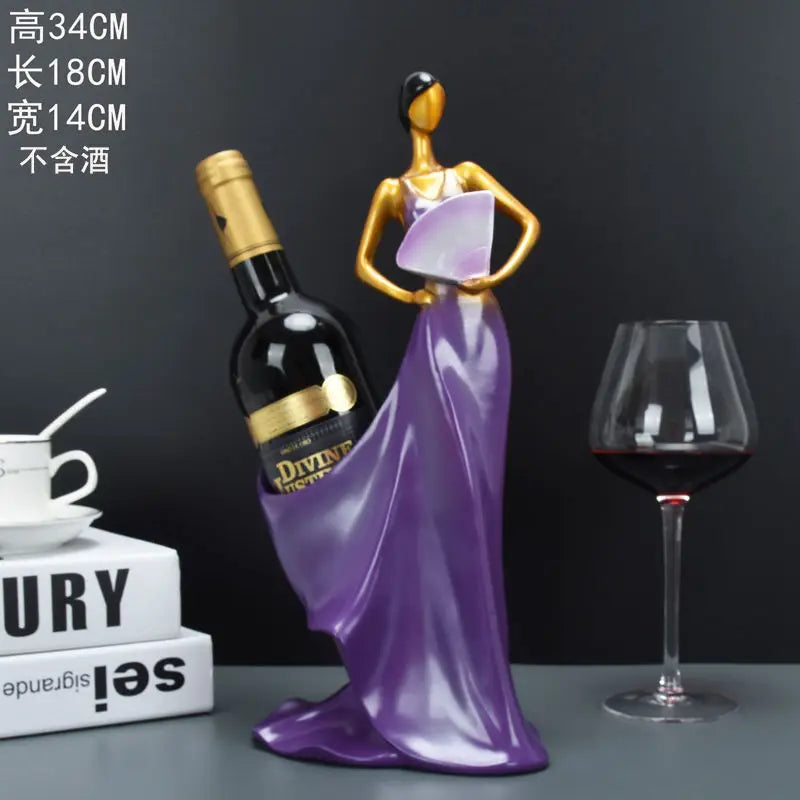 Creative Beauty Wine Holder Living Room Wine Cabinet Sexy Body Red Wine Rack Decoration Home Decoration Handicraft Office Decor