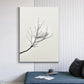 White Feathers Hanging on Branches Decorative Paintings 1pcs Wall Decoration Poster Canvas Printing Decor for Room Posters Home