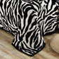 Super Comfortable Soft Mink Felting Blanket Zebra Striped Pattern Floral Blanket Thrown On The Sofa / Bed / Travel Breathable