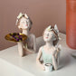 Resin Butterfly Girl Figurines Character Model Art Modern Storage Statues Home Living Room Desktop Decor Objects Item