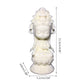 White Porcelain Guanyin Ornament Ceramics Kuan Yin Statues Buddhism Adornment Statue Home Decoration Accessories