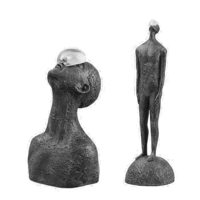 Nordic Abstract Figure Statue Human Body Creative Sculpture Living Room Porch Decoration Resin Artifact Desktop Ornament