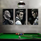 Snooker Billiard Players Posters And Prints Black And White Canvas Painting Wall Art Decor Pictures Photo Billiard Room Chambre