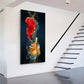 Abstract Goldfish Posters and Prints Canvas Painting Nordic Luxury Gold Lines Wall Art Pictures For Interior Cuadros Home Decor