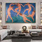 Canvas Painting The Dance By Henri Matisse Abstract Fauvism Posters and Prints Wall Art Pictures for Living Room Home Decor