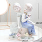 Girl and Boy Sculpture Home Decor Porcelain Couples Figurine Character Statue Ceramics Craft Living Room Decoration Modern Art