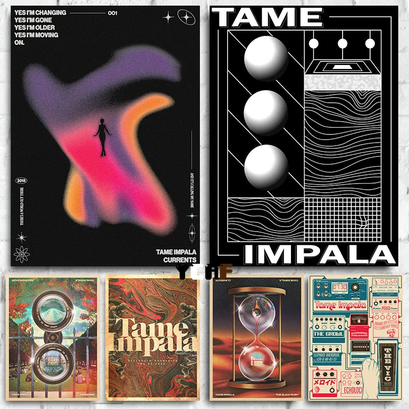 Tame Impala Poster Canvas Printing Tame Impala Album Music Wall Decor Music Aesthetic Prints Wall Decoration Tame Impala Gift