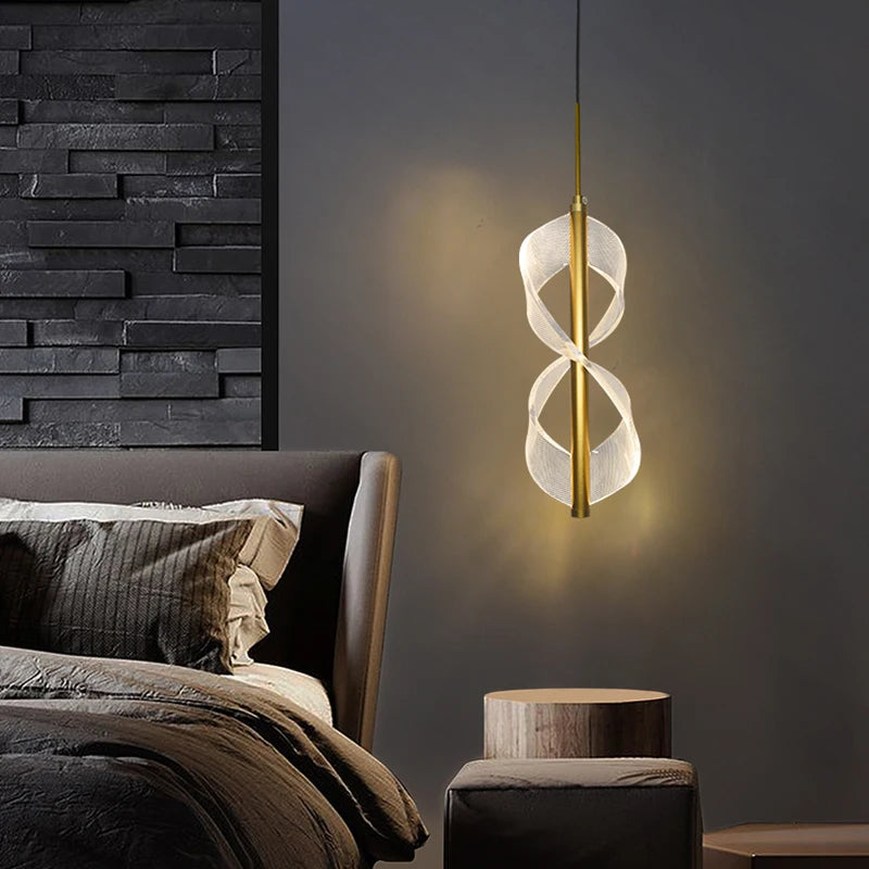 Nordic LED Pendant Lights Indoor Lighting Hanging Lamp Bedroom Bedside Living Dining Tables Home Decoration Lustre Pendant Lamp