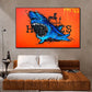 Abstract Luxury Shark Posters Oil Painting Spray Print On Canvas Home Decor Wall Art Modern Pop Hanging Pictures For Living Room