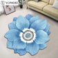 YOMDID Flower Shaped Carpet Bedroom Bedside Rug Household Floor Mat Door Mat Rugs For Living Room Tea Table Bedside Baby Crawl