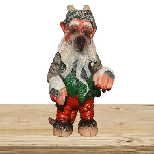 Garden Troll Colorful Garden Leprechaun Statues Realistic Resin Art Decorative Plastic Art Yard Statue For Indoor Outdoor