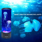 LED  Jellyfish Light Creative  Aquarium Night Light Multicolor Changing  Fantasy Bedside Lamps Home Office Room Desk Decor Gift