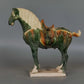 Excavated From the Imitation Museum Home Decor Tang Sancai Green Glazed War Horse Antique Porcelain Antiques Antiques Room